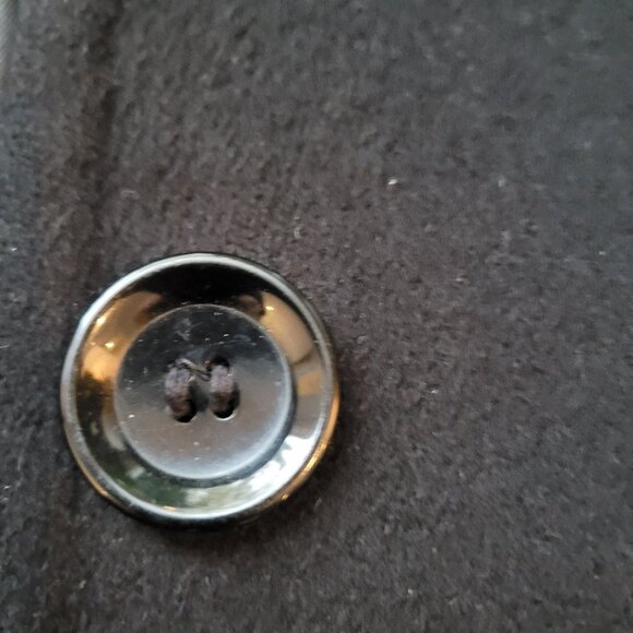 Saks Fifth Avenue x Loro Piana 100% Wool Coat Black Size 2 - Picture 6 of 6